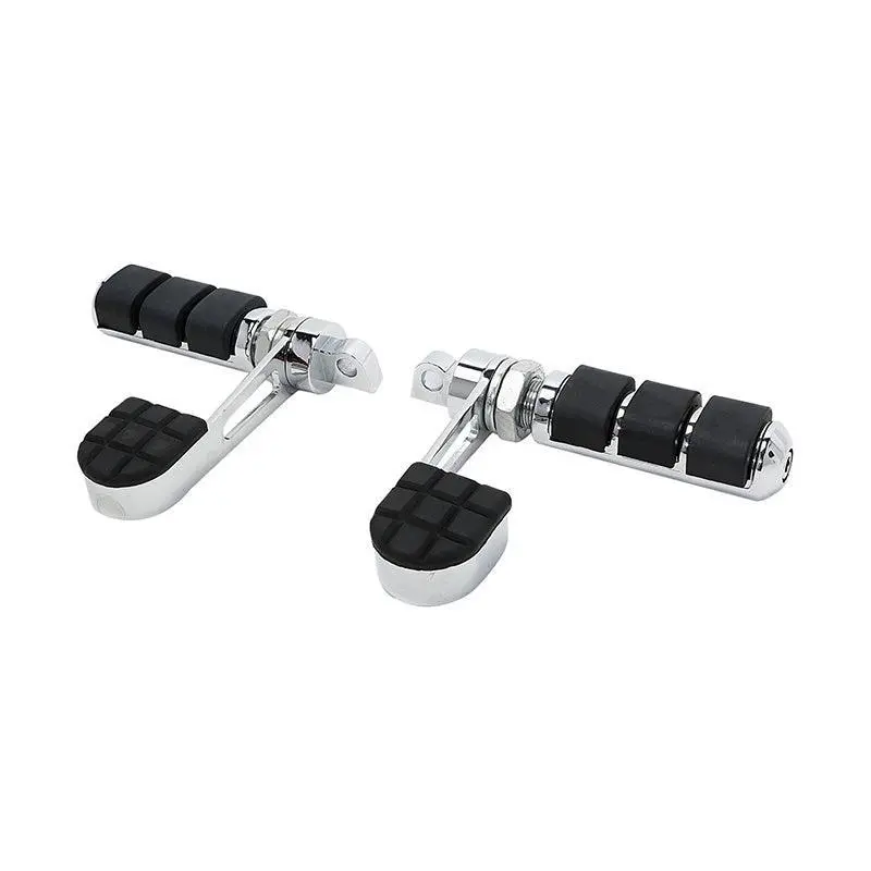 Tcmt Anti Vibration Chrome Stirrup Heel Foot Rest Pegs Fit For Harley Softail 1