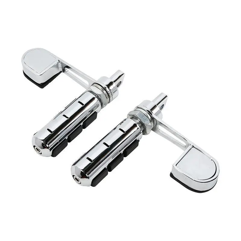 Tcmt Anti Vibration Chrome Stirrup Heel Foot Rest Pegs Fit For Harley Softail 2