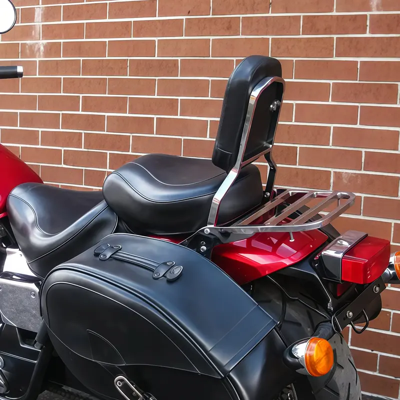 Tcmt Backrest Sissy Bar Luggage Rack Fit For Honda Shadow Spirit Vt750dc 01-03 05-07 2