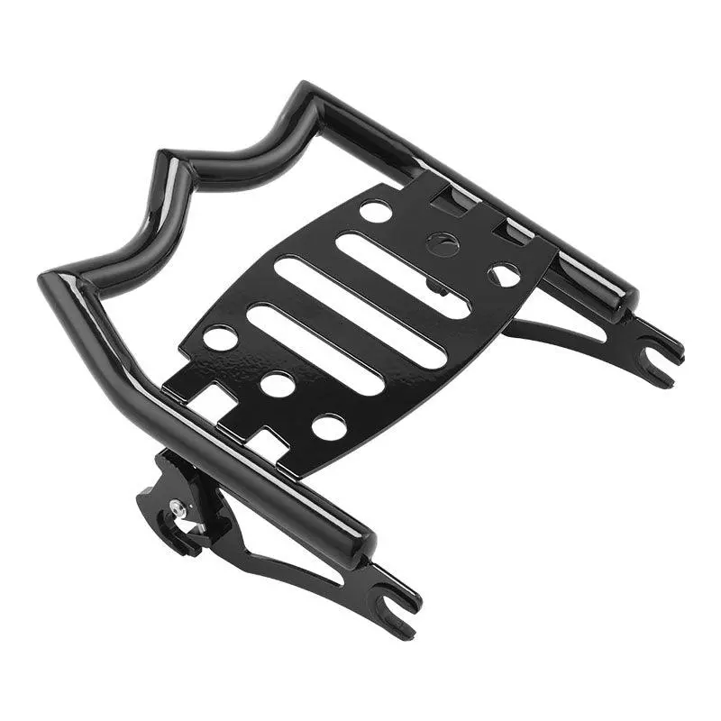 Tcmt Black/Chrome Luggage Rack Fit For Harley Touring '09-'25 1