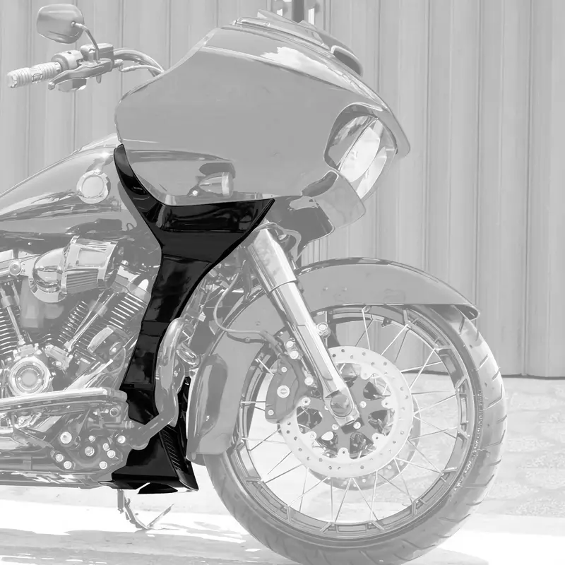 Tcmt Black Fairing Spoilers Cover Fit For Harley Road Glide Fltrx '17-'23 2