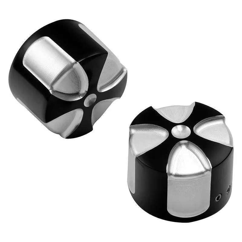 Tcmt Black Rear Axle Nut Cap Cover Fit For Harley Sportster '14-'22 Softail '09-'25 1