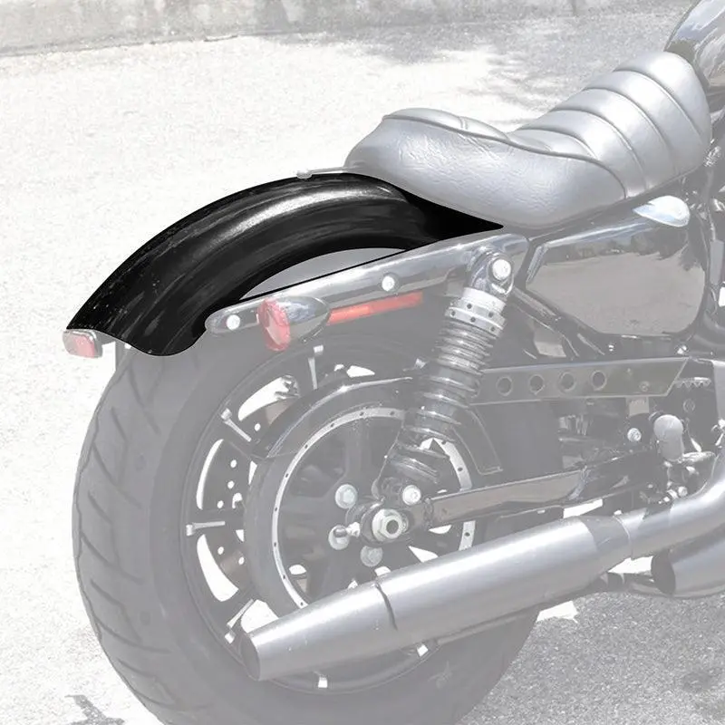Tcmt Black Rear Fender Fit For Harley Sportster Xl883 1200 '10-'22 2