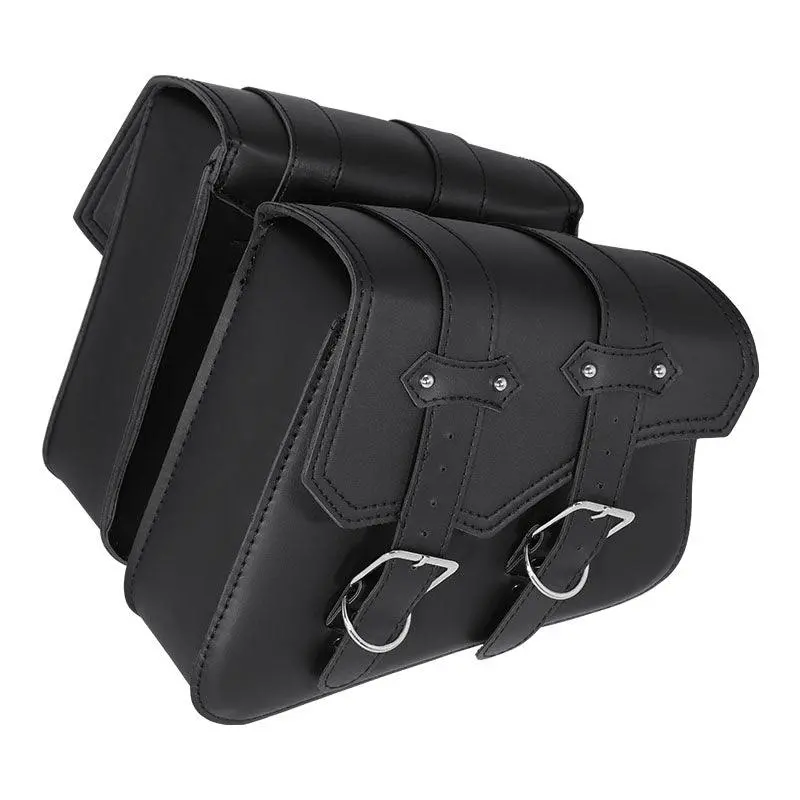 Tcmt Black Saddlebags Luggage Bag Fit For Harley Sportster Xl883 1200 1