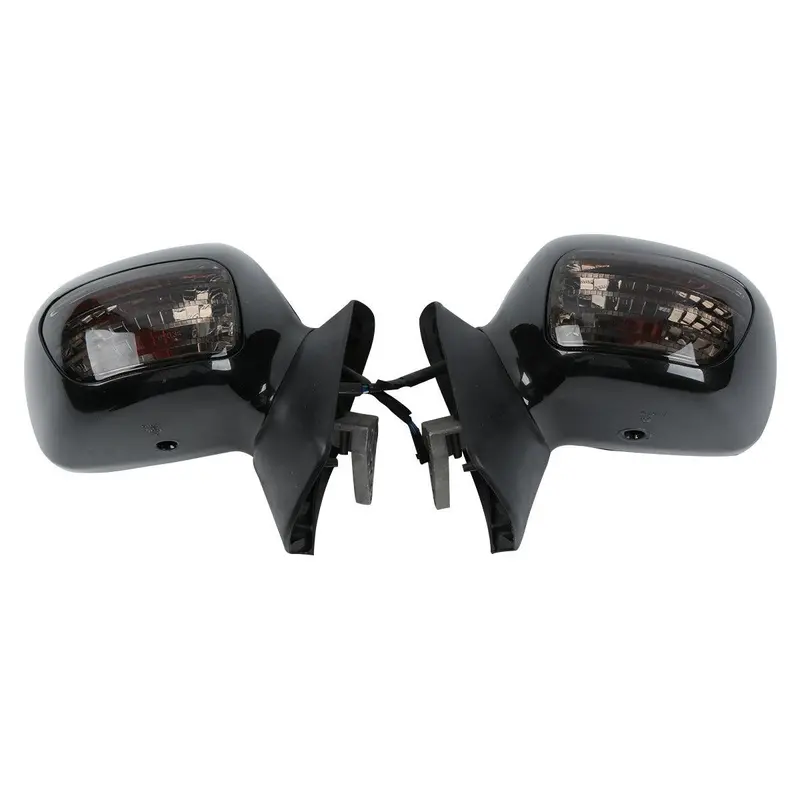 Tcmt Black Turn Signal Integrated Rear View Side Mirrors Fit For Honda Goldwing Gl 1800 '01-'17 1
