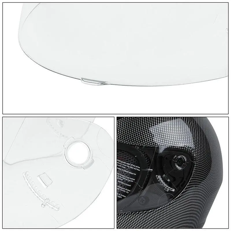 Tcmt Clear Transparent Replacement Flip Up Full Face Helmet Visor Shield 2