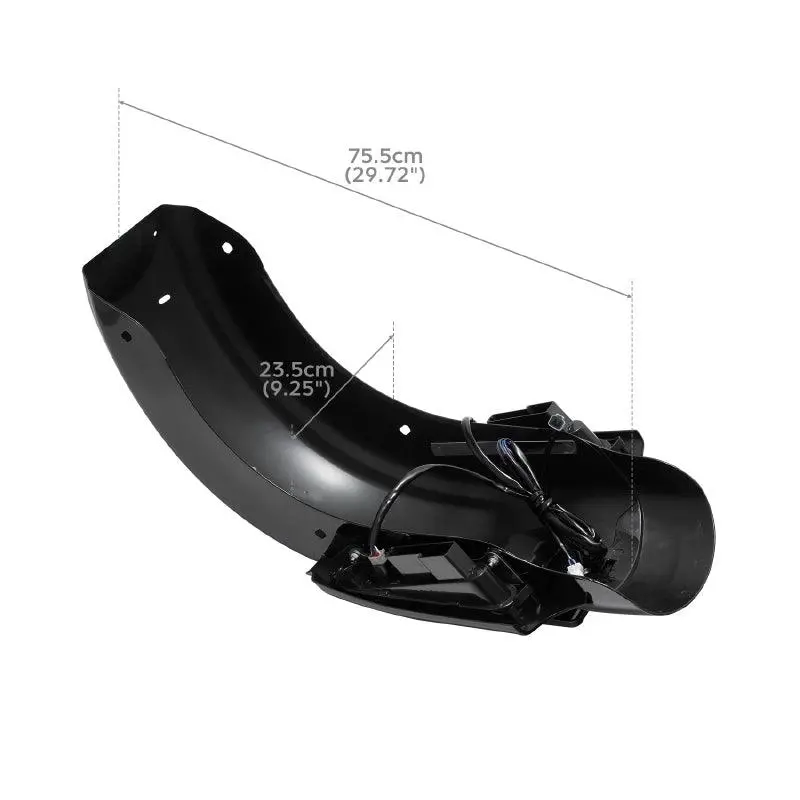 Tcmt Cvo Style Led Rear Fender System Fit For Harley Touring '09-'13 3