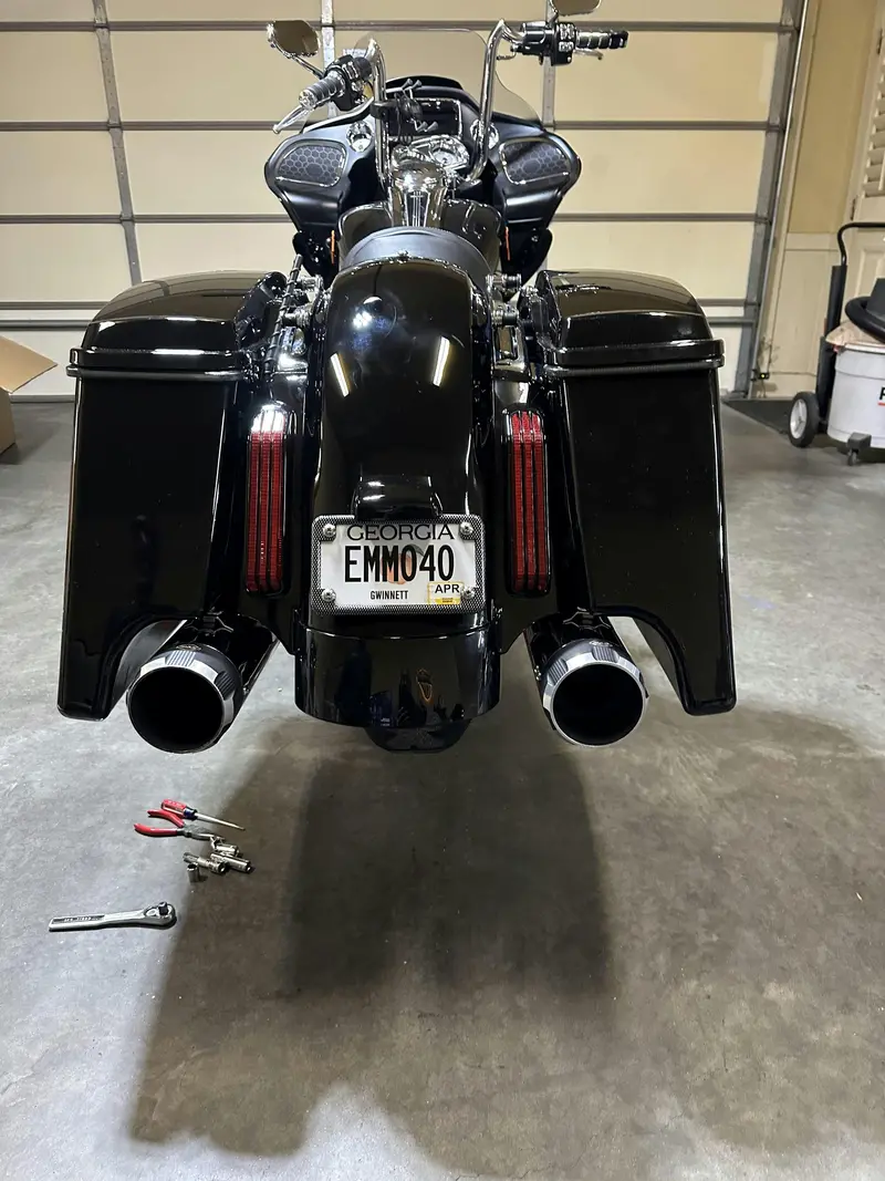 Tcmt Cvo Style Led Rear Fender System Fit For Harley Touring '14-'23.5 2