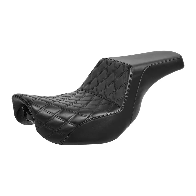 Tcmt Driver Passenger Seat Fit For Harley Dyna Fxd Fat Bob Street Bob Wide Glide '06-'17 Switchback Fld '12-'16 1