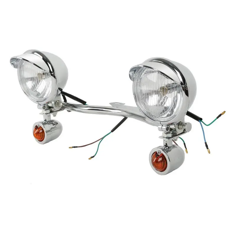 Tcmt Driving Passing Turn Signal Spot Light Bar Fit For Harley Touring Choppers Honda 1