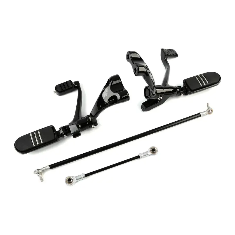 Tcmt Forward Controls Footpegs Levers Linkages Fit For Harley Sportster Xl 883 1200 '04-'13 #1 1