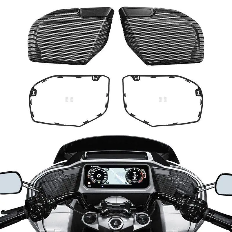 Tcmt Front Fairing Speaker Grille Mesh Covers Fit For Harley Cvo Road Glide '23-'25 2