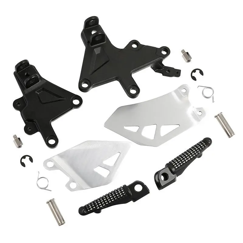 Tcmt Front Footpegs Rests Brackets Fit For Kawasaki Ninja Zx10r '11-'20 1