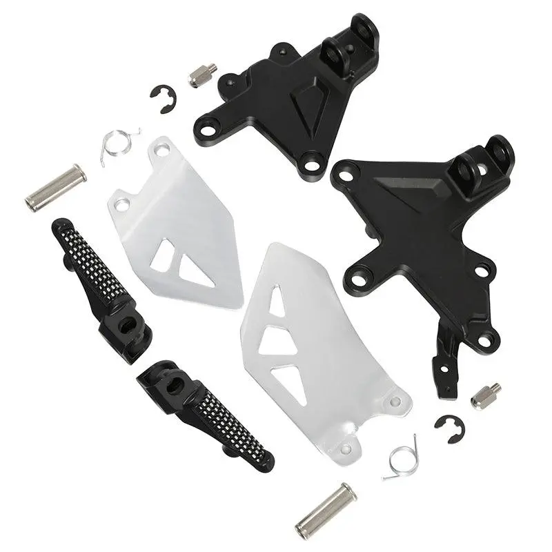 Tcmt Front Footpegs Rests Brackets Fit For Kawasaki Ninja Zx10r '11-'20 2