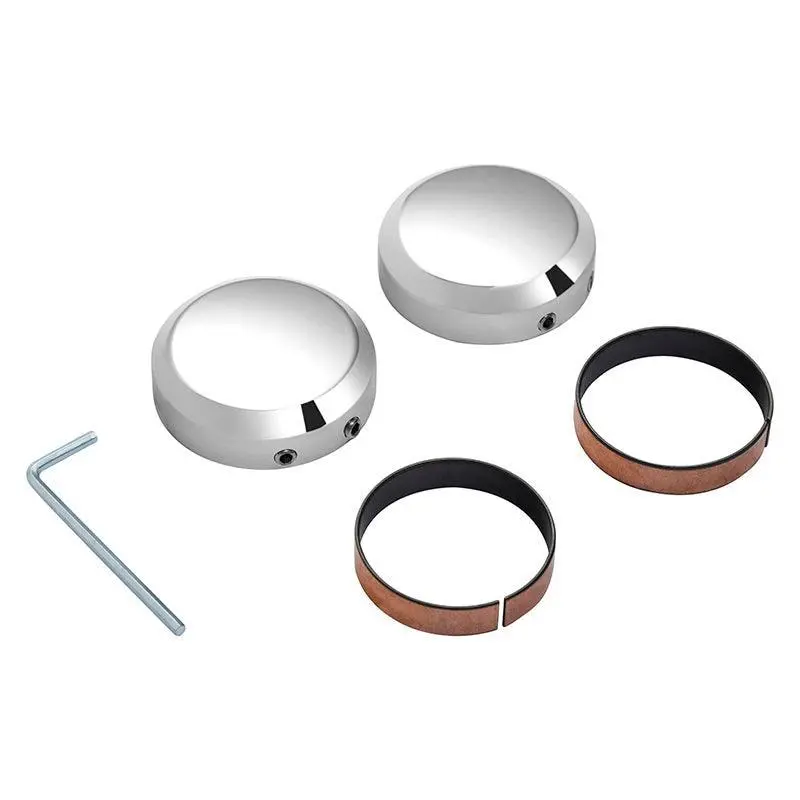 Tcmt Front Fork Stem Upper Nut Covers Fit For Harley Softail '09-'23 Dyna '09-'17 1