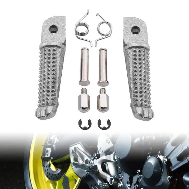 Tcmt Front Rider Driver Footpegs Fit For Yamaha Tracer 900 '16-'21 Mt09 '17-'20 2