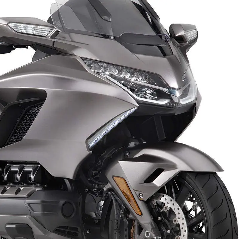 Tcmt Front Upper Cowl Lights Led Turn/Runing Fit For Honda Goldwing Gl1800 '18-'25 2