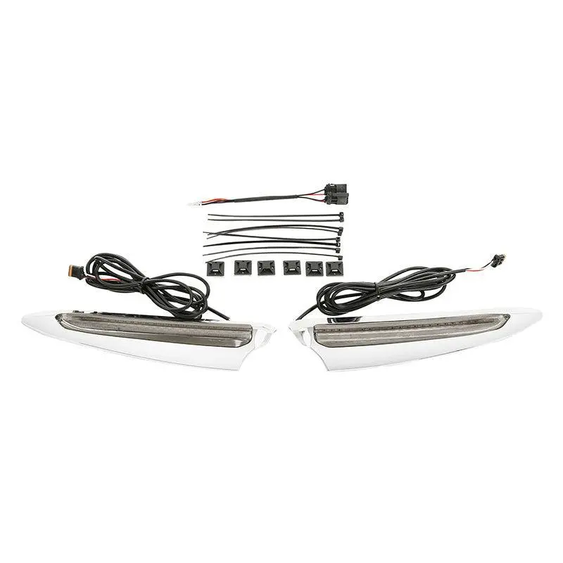 Tcmt Front Upper Cowl Lights Led Turn/Runing Fit For Honda Goldwing Gl1800 '18-'25 2