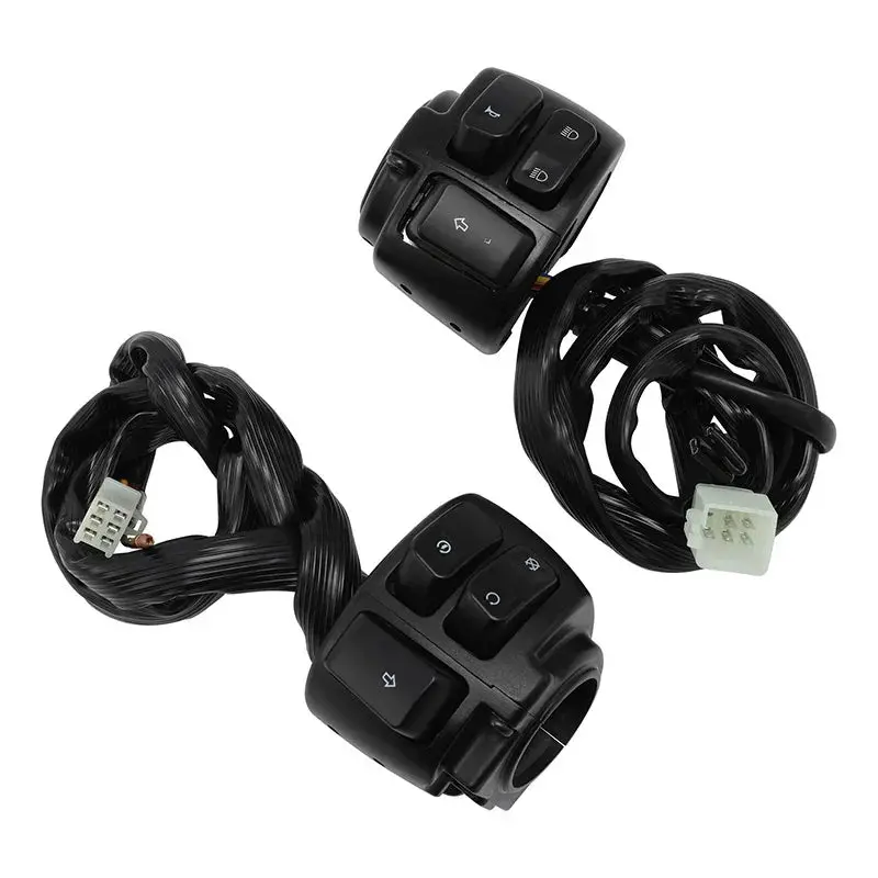 Tcmt Handlebar Control Switches Fit For Harley Touring 1996-2013 Softail 1996-2010 1