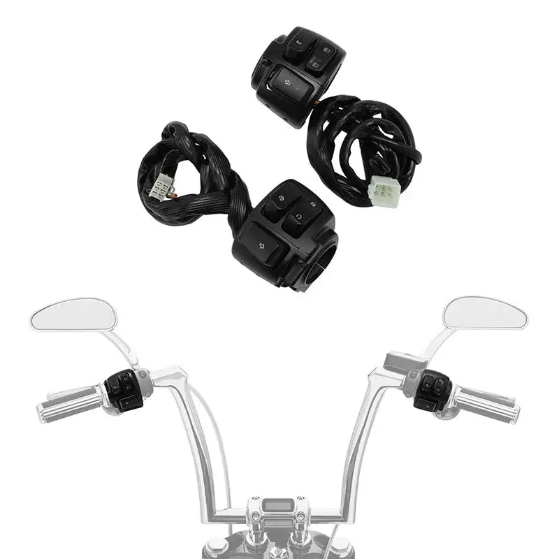 Tcmt Handlebar Control Switches Fit For Harley Touring 1996-2013 Softail 1996-2010 2