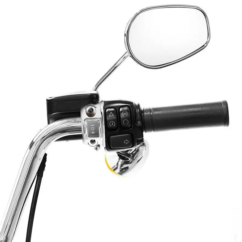 Tcmt Handlebar Fog Headlight Horn Switch Button Fit For Harley Touring 2