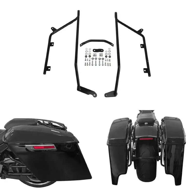 Tcmt Hard Saddlebag Conversion Support Brackets Kit Fit For Harley Fat Boy Breakout '18-'25 2