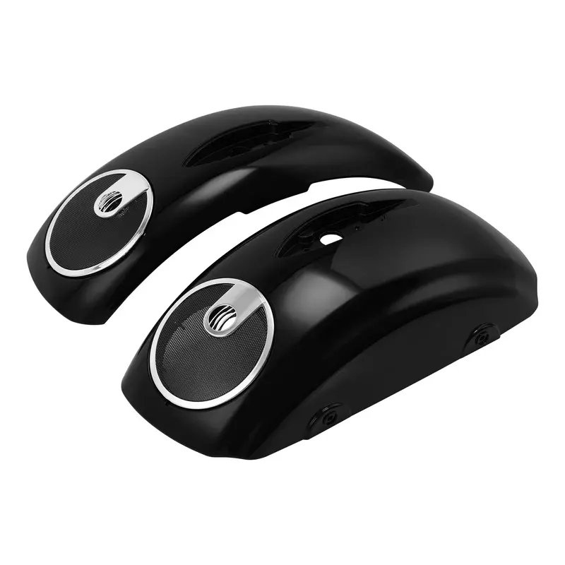 Tcmt Hard Saddlebag Lids 6.5" Speaker Cutouts Fit For Indian 1