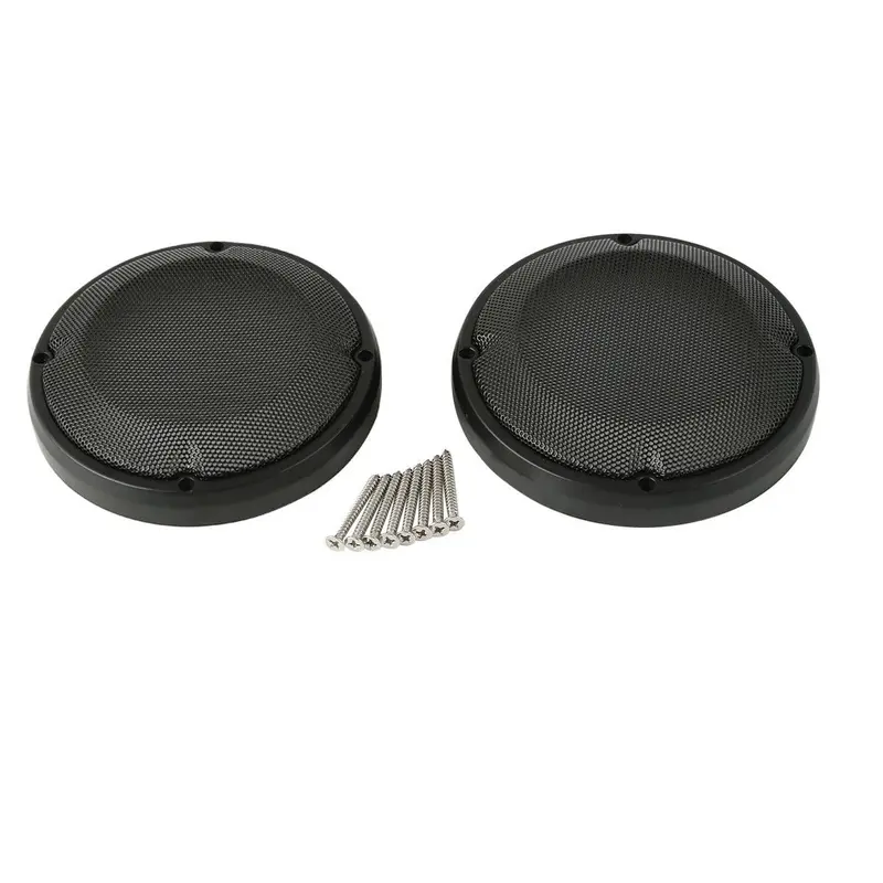 Tcmt Hard Saddlebag Lids 6.5" Speakers Grills Fit For Harley Touring '83-'23 1