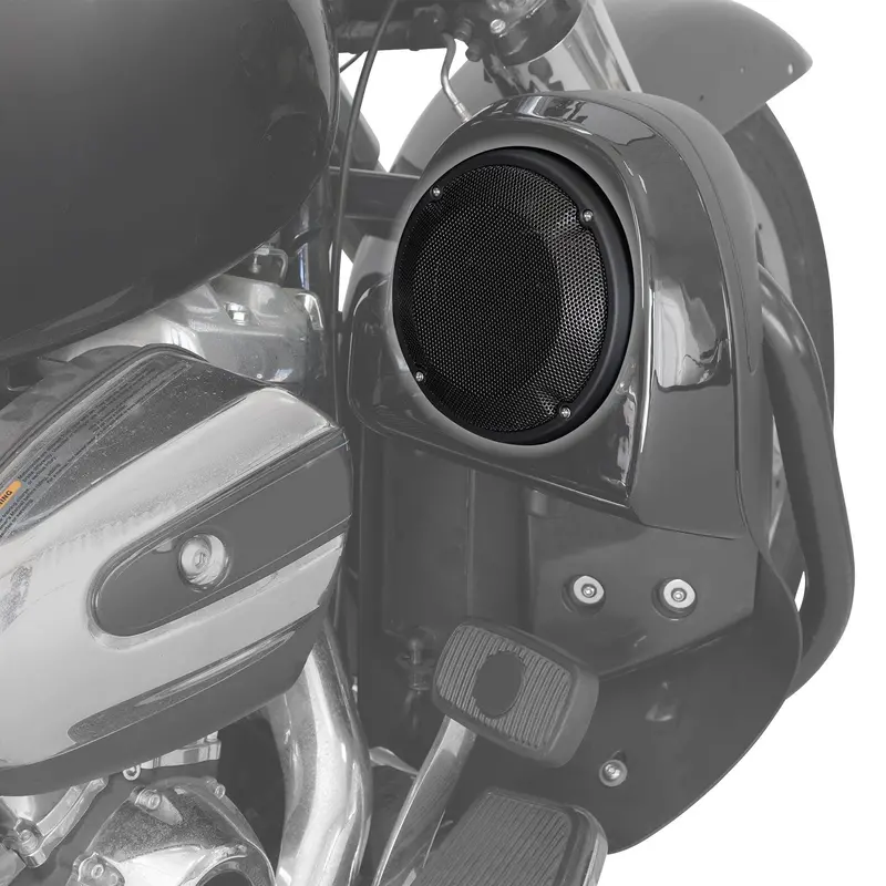 Tcmt Hard Saddlebag Lids 6.5" Speakers Grills Fit For Harley Touring '83-'23 2
