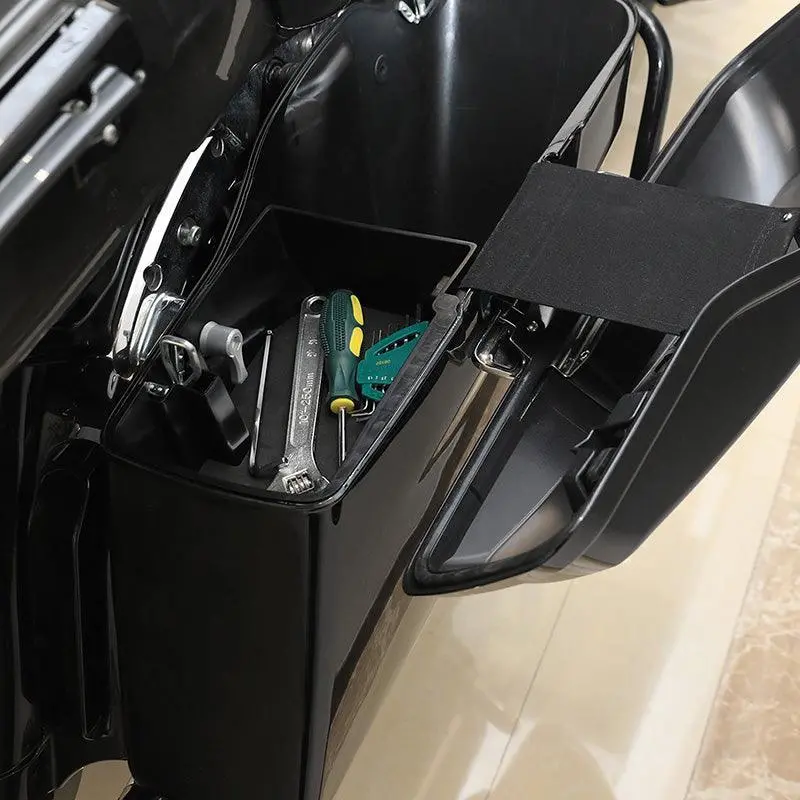 Tcmt Hard Saddlebag Organizer Tool Box Fit For Harley Touring '14-'23.5 2