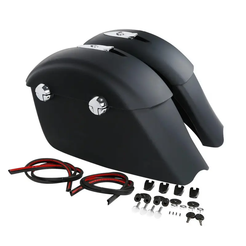 Tcmt Hard Saddlebags W/Electronic Latch Fit For Indian 1
