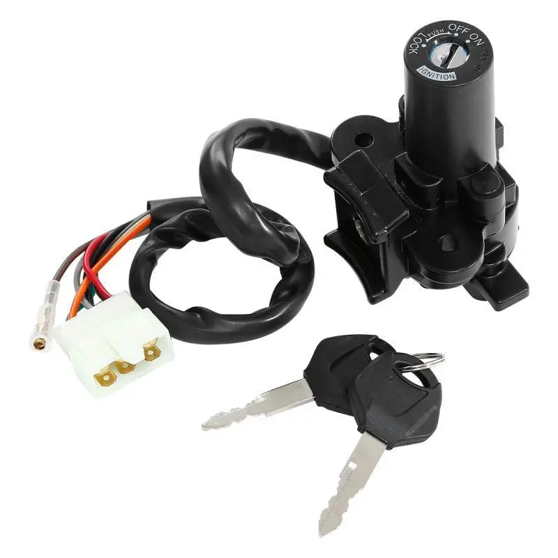 Tcmt Ignition Switch Lock Key Fit For Kawasaki Zzr400 '93-'06 Zzr600 '93-'04 1