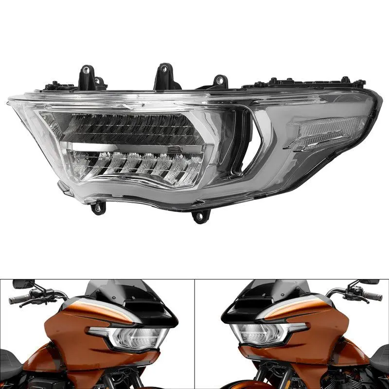 Tcmt Led Front Headlight Assembly Fit For Harley Cvo Road Glide '23-'25 2