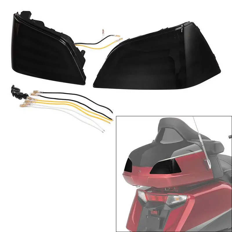 Tcmt Led Rear Trunk Running Brake Tail Light For Honda Goldwing Gl1800 '01-'17 2