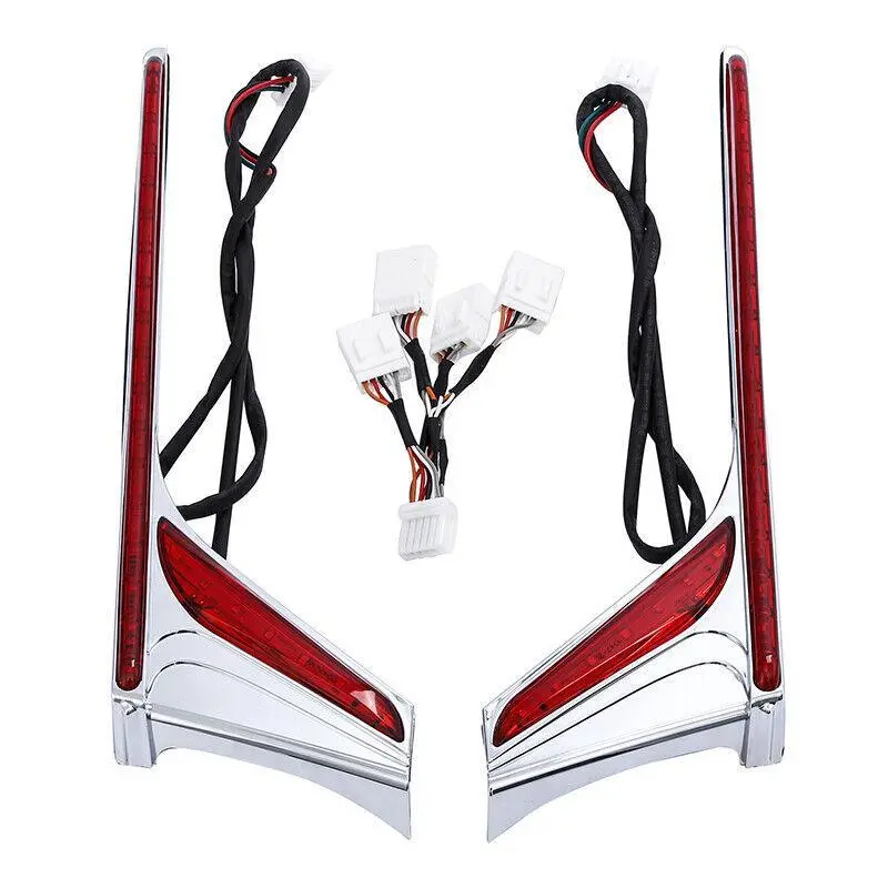 Tcmt Led Run Brake Rear Light Vertical Strips Fit For Honda Goldwing 1800 '12-'17 1