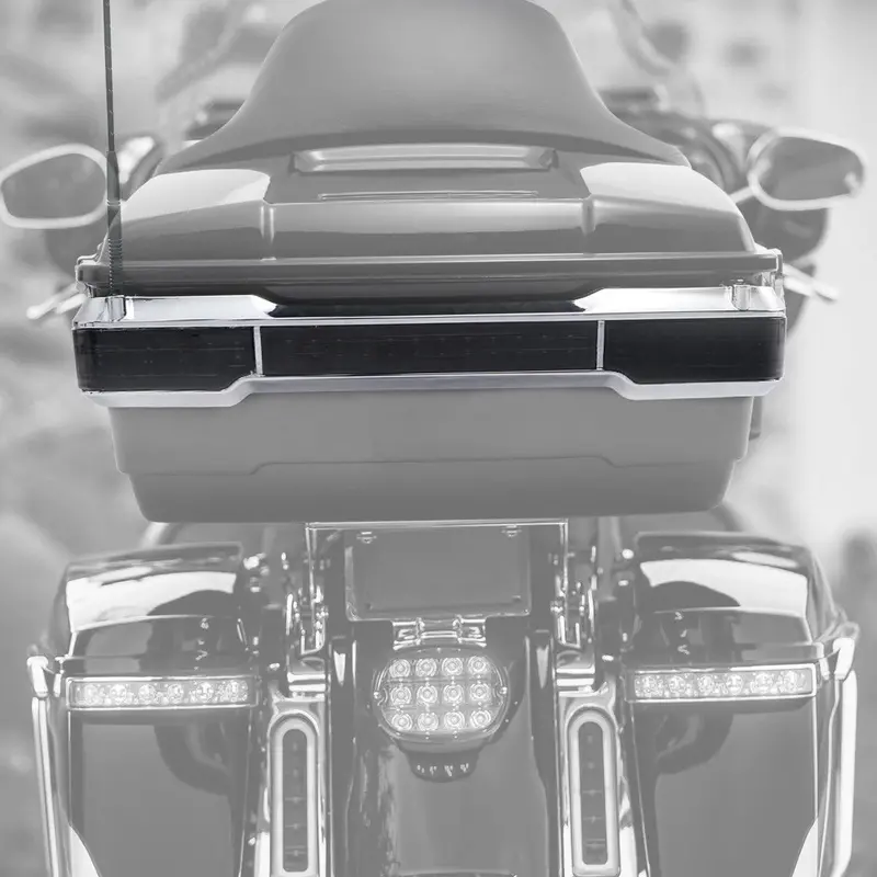 Tcmt Led Tail Brake Light Fit For Harley Touring '09-'13 King/Chopped Trunk 2