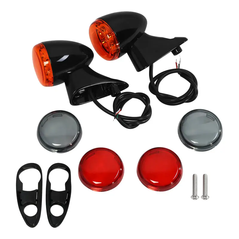Tcmt Led Turn Signals Light Bracket 4 Wires Fit For Harley Road Glide Fltr '15-'24 2