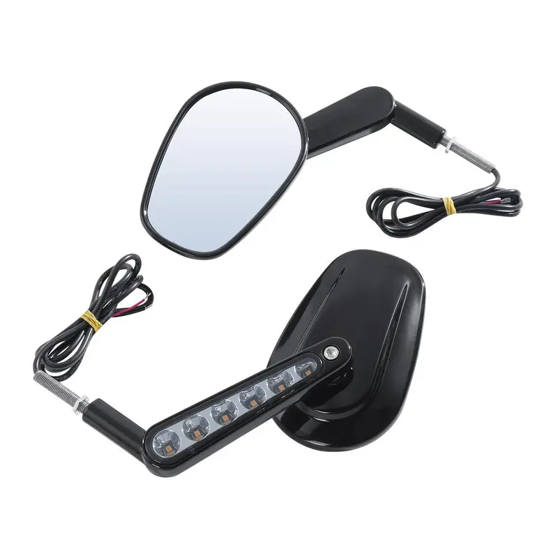 Tcmt Led Turn Signals Rear View Side Mirrors Fit For Harley V-Rod Vrscf '09-'17 1