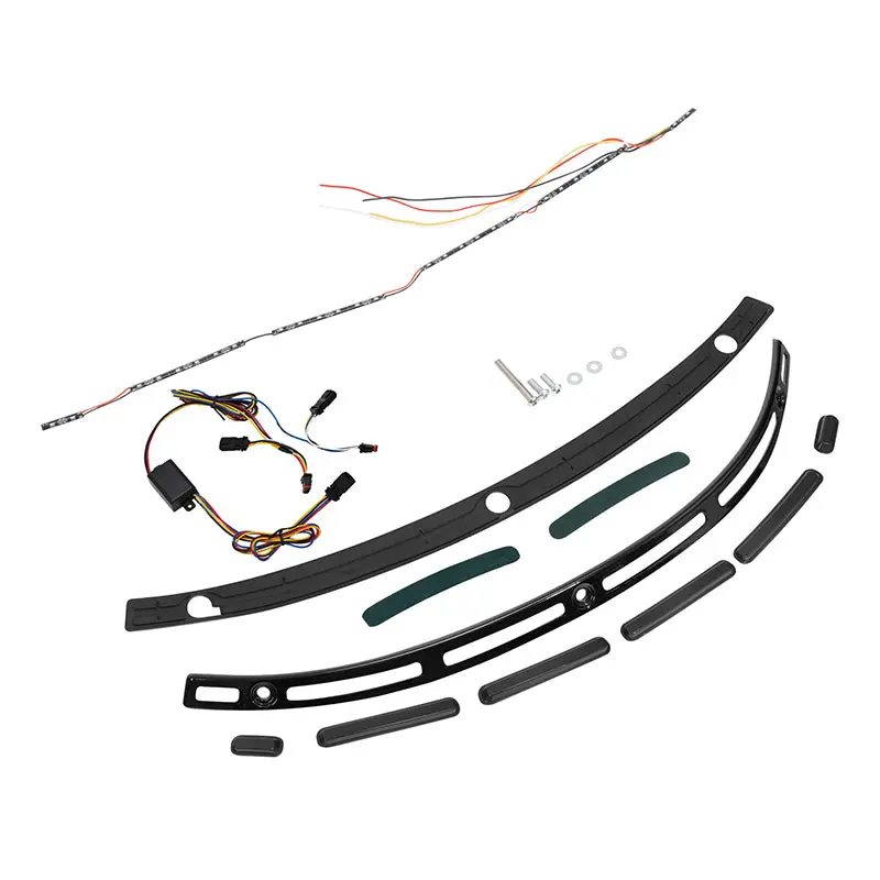 Tcmt Led Windshield Trim Turn Signals Fit For Harley Electra Street Tri Glide '14-'24 1