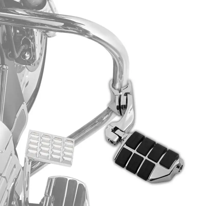 Tcmt Long Highway Foot Pegs Fit For Harley 1-1/4" Bars Engine Guards Road King Road Glide Street Glide 2