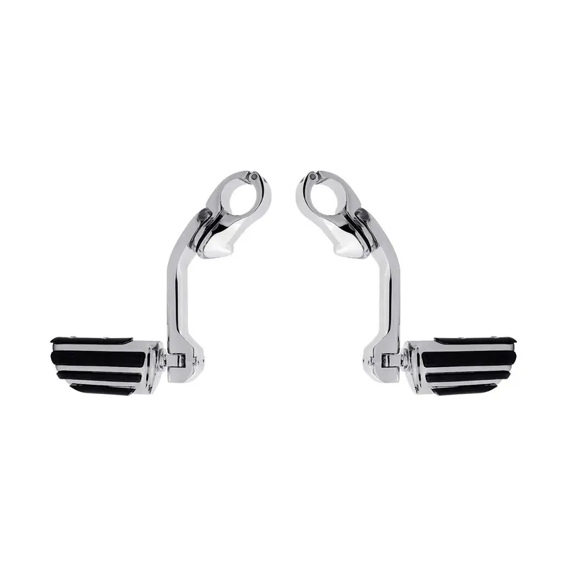 Tcmt Long Highway Footpegs Fit For Harley Electra Road King Street Glide 1-1/4" Bars 1