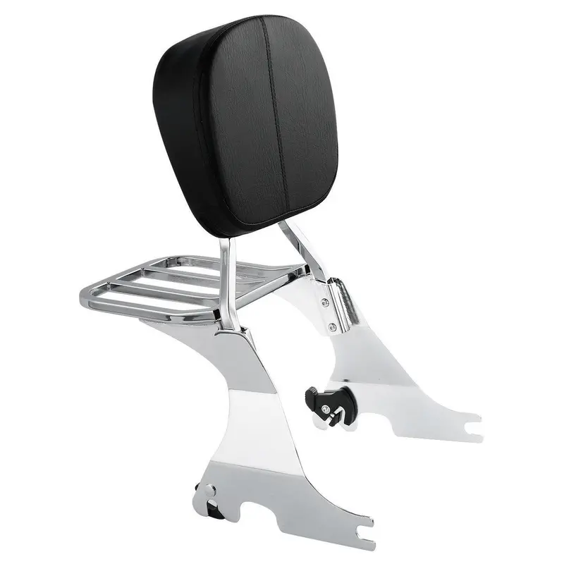 Tcmt Low Height Sissy Bar Backrest Luggage Rack Fit For Harley Sportster Xl '04-'22 1