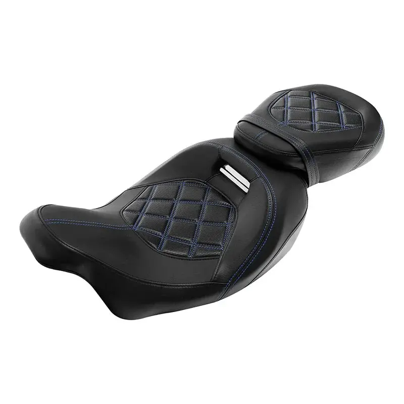 Tcmt Low Profile Driver Passenger Seat Fit For Harley Touring '09-'23.5 1