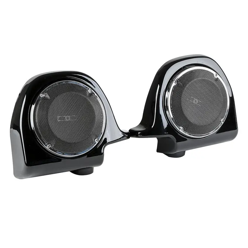 Tcmt Lower Fairing 6.5" Speakers Grill Box Pod Fit For Harley Touring '88-'13 2