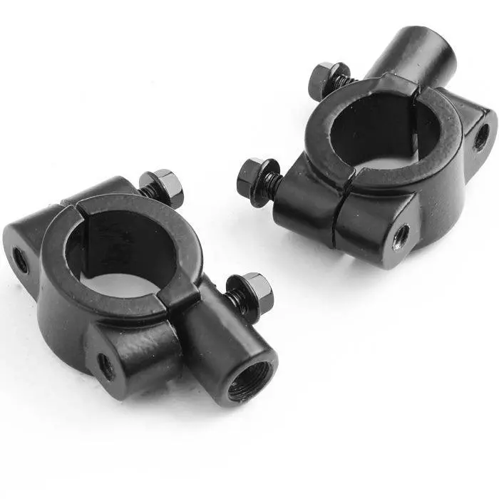 Tcmt M10 22Mm 7/8" Handlebar Handle Bars Mirrors Clamps On Mount Adapters 2
