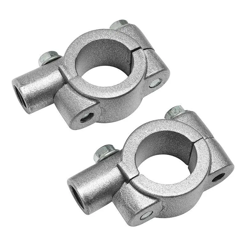 Tcmt M10 22Mm 7/8" Handlebar Handle Bars Mirrors Clamps On Mount Adapters 2