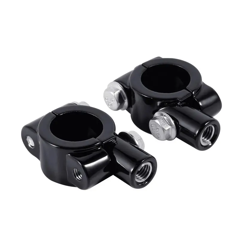 Tcmt M8 22Mm 7/8" Handlebar Handle Bars Mirrors Clamps On Mount Adapters 1