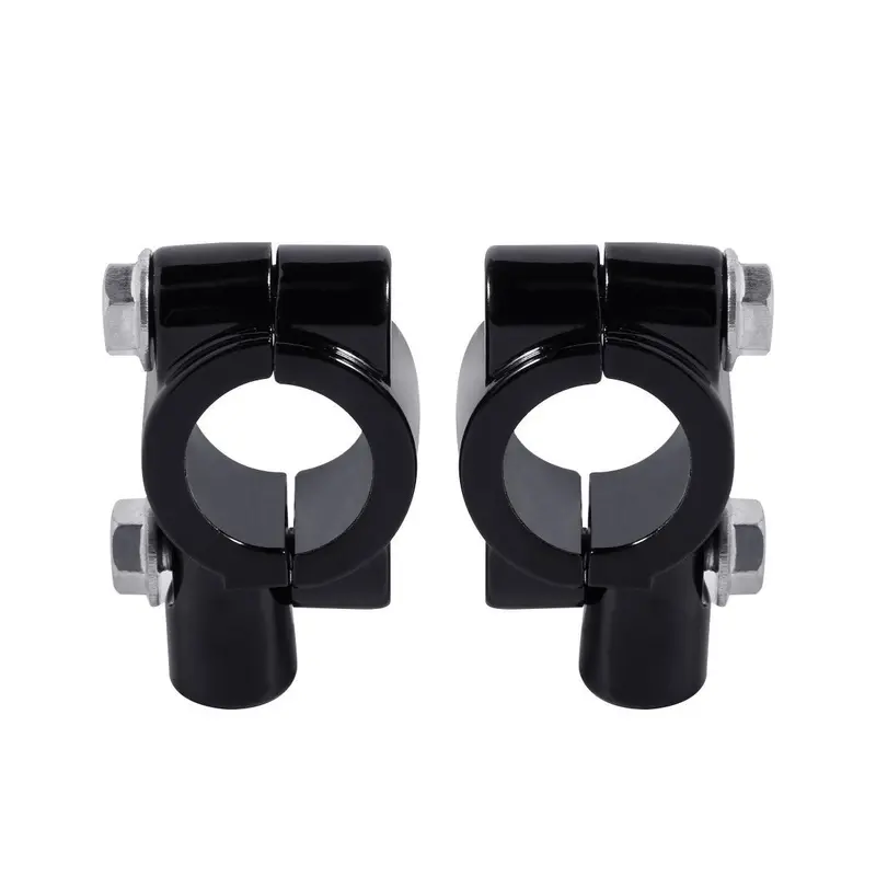 Tcmt M8 22Mm 7/8" Handlebar Handle Bars Mirrors Clamps On Mount Adapters 2