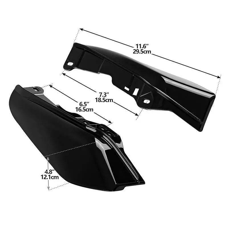 Tcmt Mid-Frame Air Deflectors Fit For Harley Touring '09-'25 3