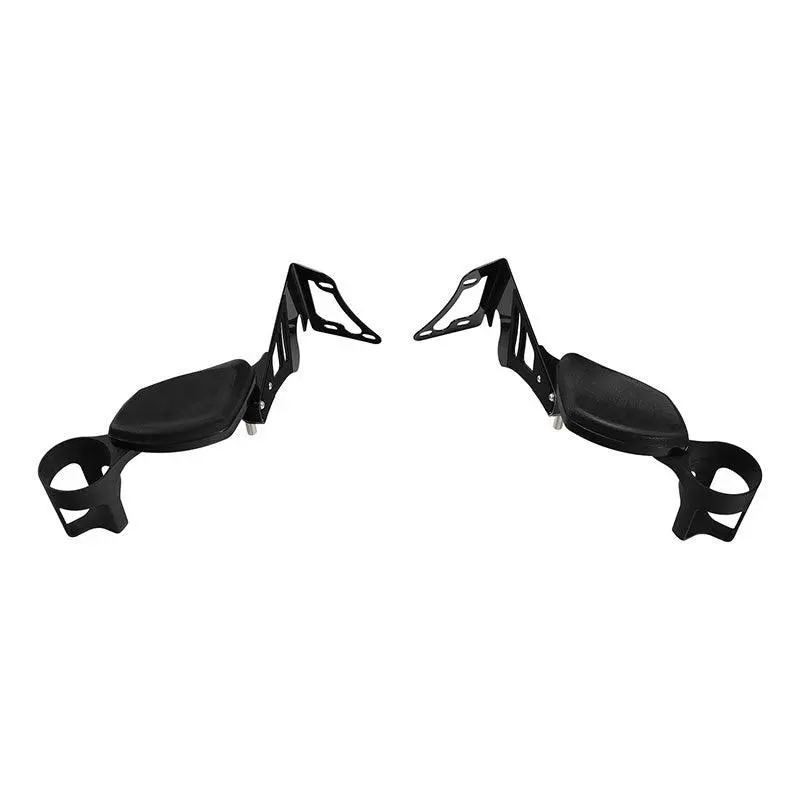 Tcmt Passenger Arm Rests & Adjustable Drink Holders Fit For Harley Touring '97-'13 Trunk 1